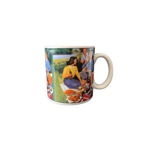 Pre Owned Coca Cola Man Women Family Picnic Coffee Mug Sip in Style Classic Vibe